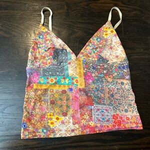 Natural Life Patchwork Tank Top